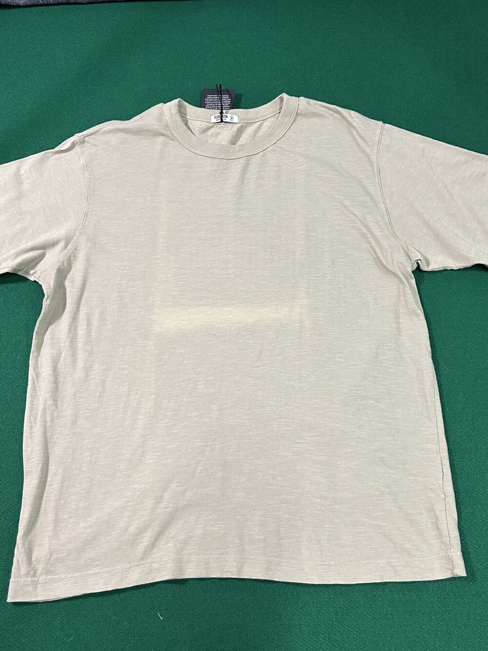 Buck Mason Men's Smoke Grey Slub 90's Boxy Tee Sz MEDIUM MSRP 45 [DC5]